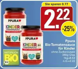 WEZ Ppura Bio Tomatensauce für Kinder Angebot