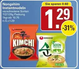 WEZ Nongshim Instantnudeln Angebot