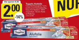 WEZ Toppits Alufolie Angebot