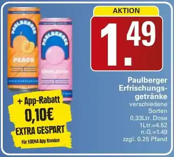 WEZ Paulberger Erfrischungsgetränke Angebot