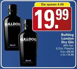 WEZ Bulldog London Dry Gin Angebot