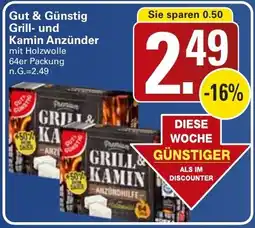 WEZ Gut & Günstig Grill- und Kamin Anzünder Angebot