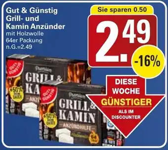 WEZ Gut & Günstig Grill- und Kamin Anzünder Angebot