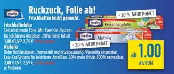 diska Toppits Frischhaltefolie o. Alufolis Angebot