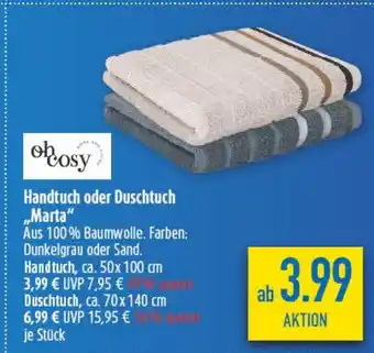 diska Handtuch oder Duschtuch „Marta" Angebot