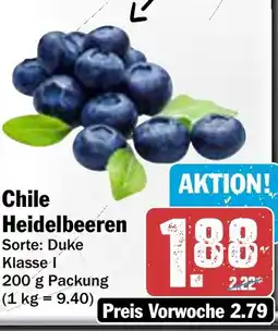 AEZ Chile Heidelbeeren Angebot