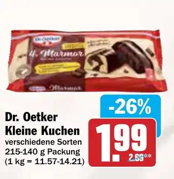 AEZ Dr. Oetker Kleine Kuchen Angebot