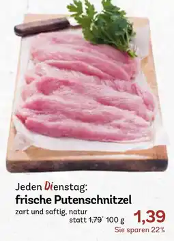 AEZ Jeden Dienstag frische Putenschnitzel Angebot