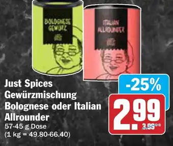 AEZ Just Spices Gewürzmischung Bolognese oder Italian Allrounder Angebot