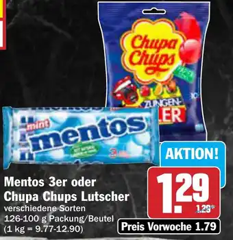 AEZ Mentos 3er oder Chupa Chups Lutscher Angebot