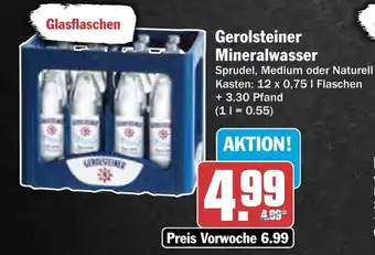 AEZ Gerolsteiner Mineralwasser Angebot