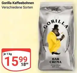 Globus Gorilla Kaffeebohnen Angebot