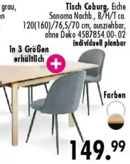 Möbel Boss Tisch Coburg Angebot