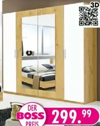 Möbel Boss Drehtürenschrank Angebot