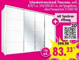 Möbel Boss Schwebetürenschrank Panorama Angebot