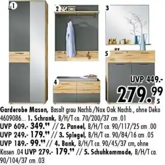 Möbel Boss Garderobe Mason Angebot