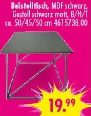 Möbel Boss Beistelltisch Angebot