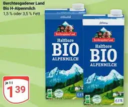 Globus Berchtesgadener Land Bio H-Alpenmilch Angebot