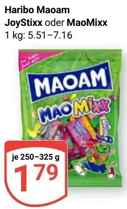 Globus Haribo Maoam JoyStixx oder MaoMixx Angebot