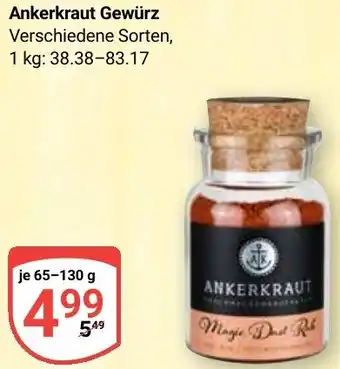 Globus Ankerkraut Gewürz Angebot