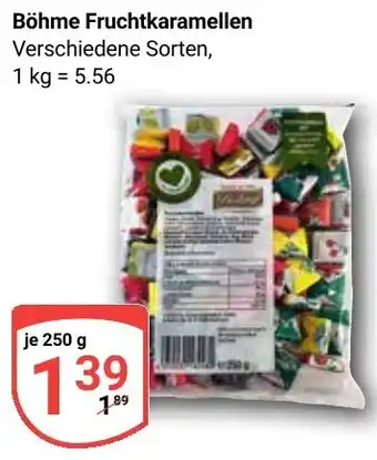 Globus Böhme Fruchtkaramellen Angebot