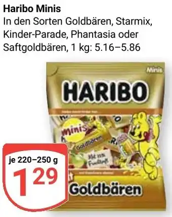 Globus Haribo Minis Angebot