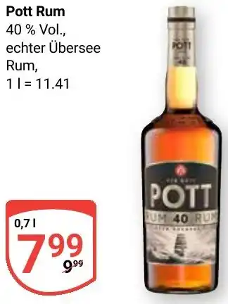 Globus Pott Rum Angebot