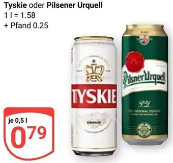 Globus Tyskie oder Pilsener Urquell Angebot