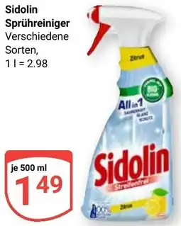 Globus Sidolin Sprühreiniger Angebot