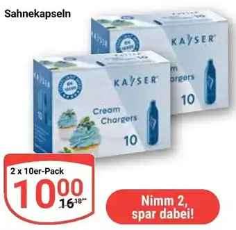 Globus Sahnekapseln Angebot