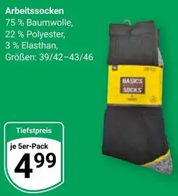 Globus Arbeitssocken Angebot