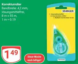 Globus STANGER Korrekturroller Angebot