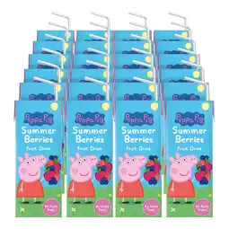 Netto Marken-Discount Peppa Pig Summer Berries Fruit Drink 200 ml, 24er Pack Angebot