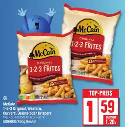 Edeka McCain 1-2-3 Original, Western, Curvers, Deluxe oder Crispers Angebot