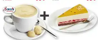 Scheck-in-Center Scheck-in Manufaktur Tasse Kaffee + 1 Stück Passionsfrucht-Torte Angebot