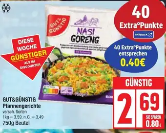 Edeka GUT&GÜNSTIG Pfannengerichte Angebot