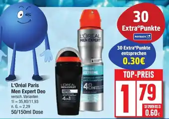 Edeka L'Oréal Paris Men Expert Deo Angebot