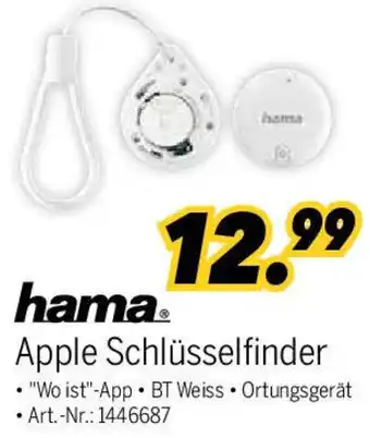 MEDIMAX hama Apple Schlüsselfinder Angebot