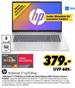 MEDIMAX hp Notebook 17-cp2536ng Angebot