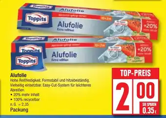 Edeka Toppits Alufolie Angebot