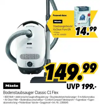 MEDIMAX Miele Bodenstaubsauger Classic C1 Flex Angebot