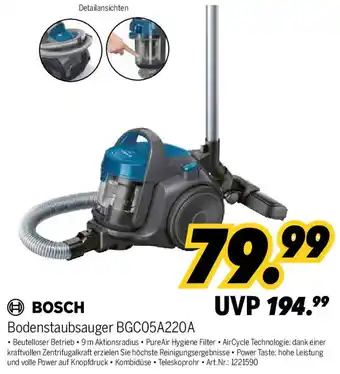 MEDIMAX BOSCH Bodenstaubsauger BGC05A220A Angebot