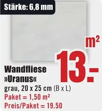 B1 Discount Baumarkt Wandfliese Uranus Angebot