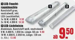 B1 Discount Baumarkt LED-Feuchtraumleuchte Angebot