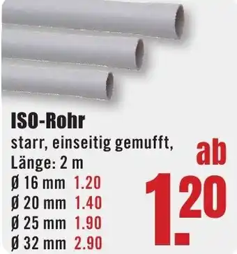 B1 Discount Baumarkt ISO-Rohr Angebot