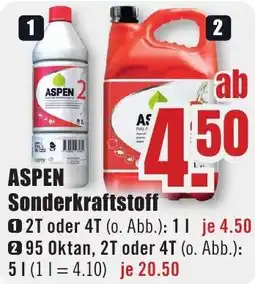 B1 Discount Baumarkt ASPEN Sonderkraftstoff Angebot