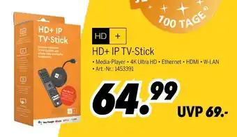 MEDIMAX Hd+ hd+ ip tv-stick Angebot