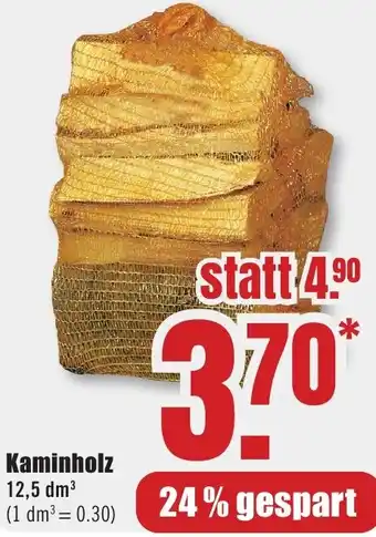 B1 Discount Baumarkt Kaminholz Angebot