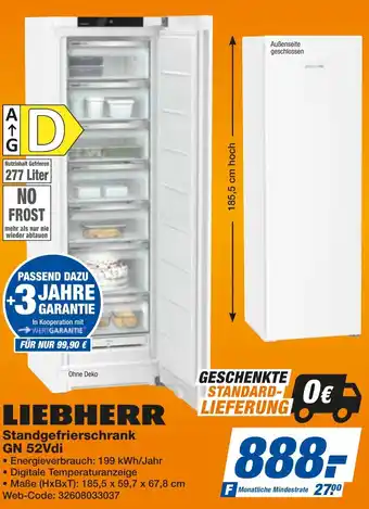 expert Techno Land LIEBHERR Standgefrierschrank GN 52Vdi Angebot