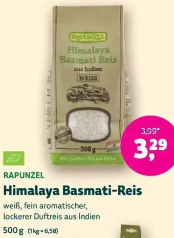 Biomarkt RAPUNZEL Himalaya Basmati-Reis Angebot